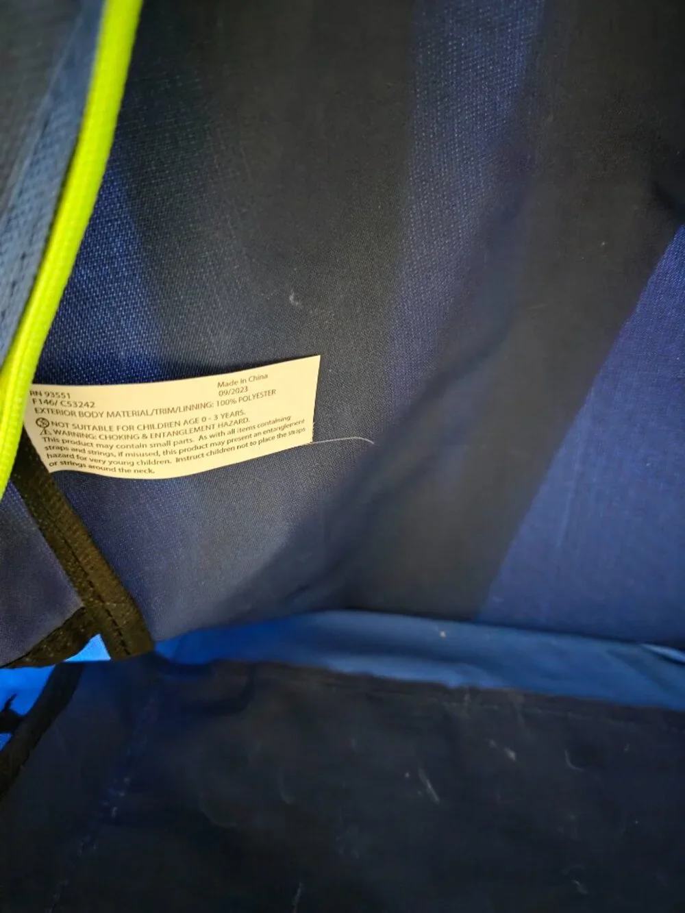 Trailmaker Blue w/ Green Backpack